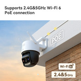 Imou Titan Pro 6MP beveiligingscamera Wit, 6 MP (3200x1800), PoE, Wifi 6