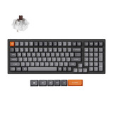 Keychron K4 Max-H3 RGB mechanisch toetsenbord Zwart, US lay-out (QWERTY), Keychron Super Brown, 96%, RGB, Double-shot PBT Keycaps, Hot Swap, Bluetooth | USB-C | 2.4 GHz