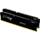 Kingston FURY Beast 32 GB DDR5-6000 (2x 16 GB) werkgeheugen Zwart, KF560C30BBEK2-32, XMP 3.0, EXPO 1.1