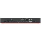 Lenovo ThinkPad Thunderbolt 4 Workstation Dock dockingstation Zwart/rood, 40B00300EU