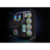 Thermaltake Riing Quad 12 RGB Radiator Fan TT Premium Edition Single Fan Pack case fan Zwart