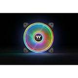 Thermaltake Riing Quad 12 RGB Radiator Fan TT Premium Edition Single Fan Pack case fan Zwart