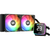 XYZ PC Gear Aquapulse AIO 240 waterkoeling Zwart, ARGB, PWM