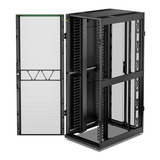 APC NetShelter SX AR3140B2, 42U server rack Zwart/groen, 1991H x 750B x 1070D mm, met zijpanelen