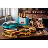 Ariete Party Time Hamburger maker 0205/01 elektrische bakplaat Lichtblauw/wit