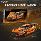 CaDA Master - Mercedes-AMG GT3 Constructiespeelgoed C64008W, Schaal 1:8