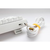 Ducky One 3 Classic Pure White SF RGB mechanisch toetsenbord Wit, US lay-out (QWERTY), Cherry MX Brown, 65%, RGB leds, Double-shot PBT, Hot-swappable, QUACK Mechanics