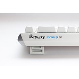 Ducky One 3 Classic Pure White SF, toetsenbord Wit, US lay-out, Cherry MX Brown, RGB led, Double-shot PBT, Hot-swappable, QUACK Mechanics, 65%