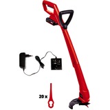 Einhell GC-CT 18/24 Li P grastrimmer Rood/zwart, Incl. accu en oplader