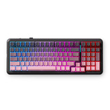 MCHOSE K99 V2 Wireless Gasket Mount Mechanical Keyboard, gaming toetsenbord Zwart/roze, US lay-out, Kailh Box Icy Creamsicle, 98%, RGB, PBT Keycaps, Hot-Swap, 2.4 GHz | Bluetooth | USB-C