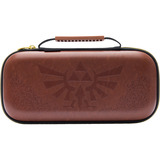 PowerA Beschermhoes voor Nintendo Switch 2 - Hyrule Crest tas Bruin, Nintendo Switch 2, Nintendo Switch - OLED Model, Nintendo Switch