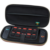 PowerA Beschermhoes voor Nintendo Switch 2 - Hyrule Crest tas Bruin, Nintendo Switch 2, Nintendo Switch - OLED Model, Nintendo Switch