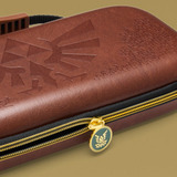 PowerA Beschermhoes voor Nintendo Switch 2 - Hyrule Crest tas Bruin, Nintendo Switch 2, Nintendo Switch - OLED Model, Nintendo Switch