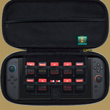 PowerA Beschermhoes voor Nintendo Switch 2 - Hyrule Crest tas Bruin, Nintendo Switch 2, Nintendo Switch - OLED Model, Nintendo Switch