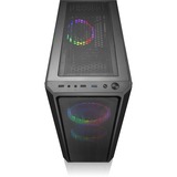 RAIJINTEK PONOS MS4 midi tower behuizing Zwart | 3x USB-A | RGB | Window