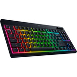 Razer BlackWidow V4 Low-Profile, gaming toetsenbord Zwart, US lay-out, Razer Low-Profile Orange, RGB leds, TKL