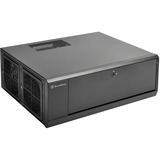 SilverStone SST-GD10B HTPC behuizing Zwart | 2x USB-A