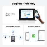 Ugreen NASync DXP2800 Grijs, 2,5GbE, HDMI, USB-C