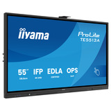 iiyama Prolite TE5513A-B2AG 54.6" 4K Ultra HD Public Display Zwart, HDMI, DisplayPort, Audio, LAN, USB, WiFi-6E, Bluetooth 5.0, Android, Touch