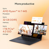 ASUS Vivobook 18 M1807GA-S8004W 18"  laptop Blauw | Ryzen 7 445 | Radeon 840M | 32 GB | 1 TB SSD