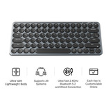 Keychron B3 Pro-K8 toetsenbord Wit, US lay-out (QWERTY), Scissor switches, 75%, ABS keycaps, 2.4 GHz | Bluetooth | USB
