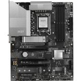 MSI PRO Z890-S WIFI6E socket 1851 moederbord Zwart/zilver, RAID, 2.5Gb-LAN, Wi-Fi 7, BT 5.4, Sound, ATX