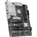 MSI PRO Z890-S WIFI6E socket 1851 moederbord Zwart/zilver, RAID, 2.5Gb-LAN, Wi-Fi 7, BT 5.4, Sound, ATX