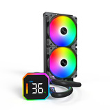 Montech HyperFlow Digital 240 waterkoeling Zwart