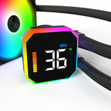 Montech HyperFlow Digital 240 waterkoeling Zwart