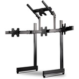 Next Level Racing Elite Quad Monitor Stand carbon grey Standaard Zwart