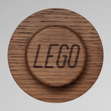 Room Copenhagen LEGO Wooden Wall Hanger Dark Stained Oak wandmontage  Eiken, 3-delig