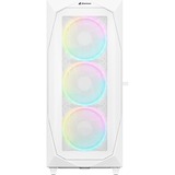 Sharkoon REV300 White midi tower behuizing Wit | 4x USB-A | 1x USB-C | RGB | Window