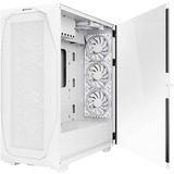 Sharkoon REV300 White midi tower behuizing Wit | 4x USB-A | 1x USB-C | RGB | Window