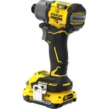 Stanley V20 18V borstelloze slagschroevendraaier Geel/zwart, Koffer, 2 accu's en oplader inbegrepen