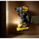 Stanley V20 18V borstelloze slagschroevendraaier Geel/zwart, Koffer, 2 accu's en oplader inbegrepen