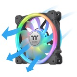 Thermaltake SWAFAN 14 RGB 140x140x25 case fan Zwart, 3 stuks, incl. controller