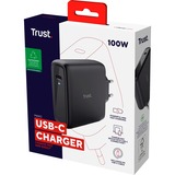 Trust Maxo USB-C-oplader van 100 W Zwart