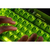 8BitDo Retro 87 Mechanical Keyboard - Xbox Edition Groen, US lay-out (QWERTY), Kailh Box Jellyfish X, 80% (TKL)	, ABS keycaps, Bluetooth 5.0, Wireless 2.4G, USB