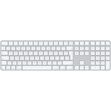 Apple Magic Keyboard met Touch ID en numeriek toetsenblok, toetsenbord Grijs/wit, EU lay-out (QWERTY), Bluetooth