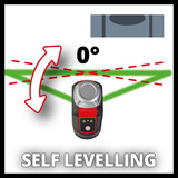 EINHELL TE-LL 360 G Kruislijnlaser Rood/zwart