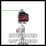 EINHELL TE-LL 360 G Kruislijnlaser Rood/zwart