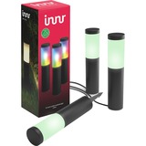 INNR Outdoor Smart Pedestal Light Colour 3-pack verlichting Zwart