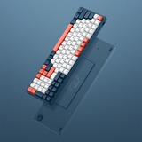 Iqunix F97 Coral Sea Wireless Mechanical Keyboard Donkerblauw, US lay-out (QWERTY), IQUNIX Moonstone Turbo, 96%, RGB leds, Hot-swappable, PBT, 2.4GHz | Bluetooth 5.1 | USB-C