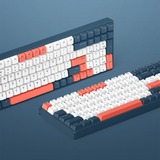 Iqunix F97 Coral Sea Wireless Mechanical Keyboard Donkerblauw, US lay-out (QWERTY), IQUNIX Moonstone Turbo, 96%, RGB leds, Hot-swappable, PBT, 2.4GHz | Bluetooth 5.1 | USB-C