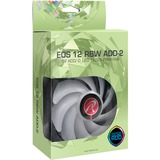 RAIJINTEK EOS 12 RBW ADD-2 RGB case fans Zwart, 2 stuks, 120 x 120 x 25 mm, PWM