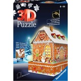 Ravensburger 3D puzzel - Gingerbread House Night Edition 216 stukjes