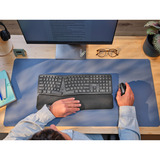 Trust Keyra Draadloos ergonomisch toetsenbord Zwart, US lay-out, Bluetooth / 2.4G USB