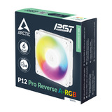 ARCTIC P12 Pro Reverse A-RGB case fan Wit, 120 x 120 x 27 mm, PWM