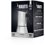 Bialetti Venus 1682 espressomachine Zilver, 4-kops