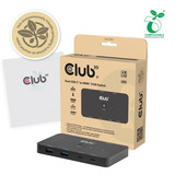 Club 3D CSV-2512 KVM Switch Dual USB-C naar HDMI kvm-switch Zwart, 4K 60Hz